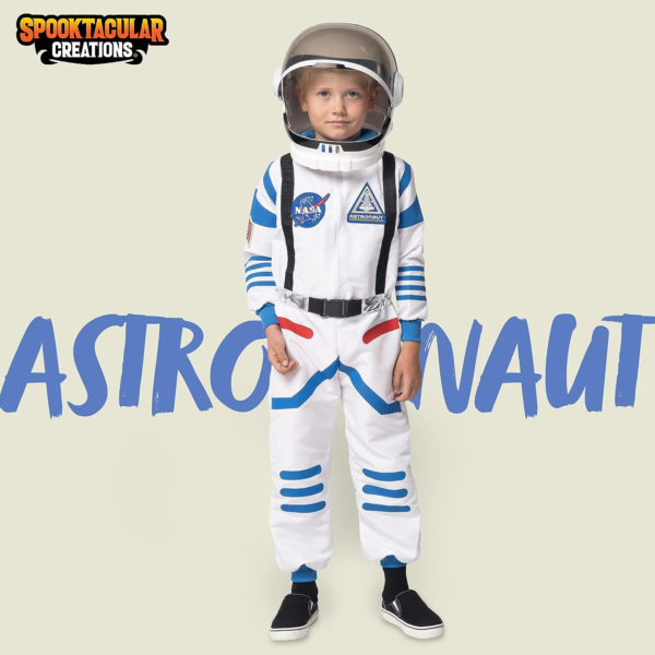 NASA Astronaut Pilot Jumpsuit with Helmet (5-7 Yrs) - Image 2