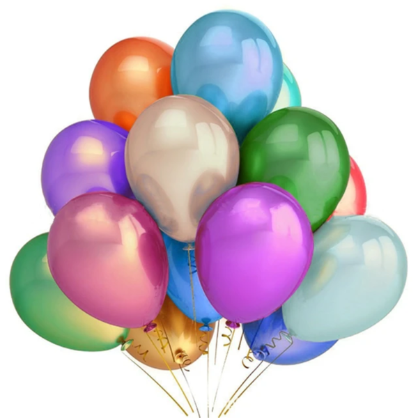 10/20/30Pcs 10/12 Inch Multi Color Pearl Mix Latex Balloon (Air/Helium) - Image 13