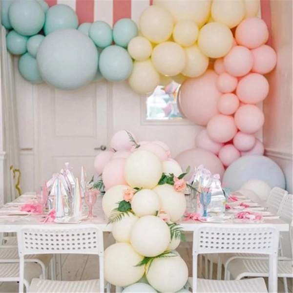 5/10/36 Inch Multicolor Pastel Candy Balloons - Image 7
