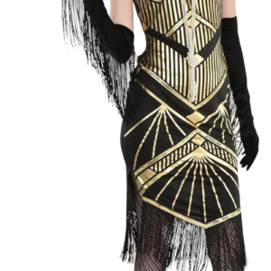 Roaring 20'S Flapper Dress Costume - Adult Large