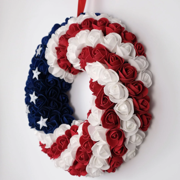 American Wreath Boxwood Handcrafted 13.23 x 12.91 x 3.39 Inches - Image 5
