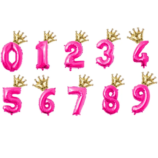 2Pcs 32Inch Rose Gold Number Foil Balloons for Children Birthday Party Decorations Rainbow Silver 0-9 Digit Inflated Air Balloon - Image 26
