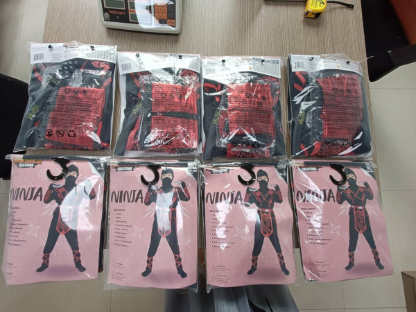 Red Ninja Muscle Costume Child (3-4 Yrs) - Image 8