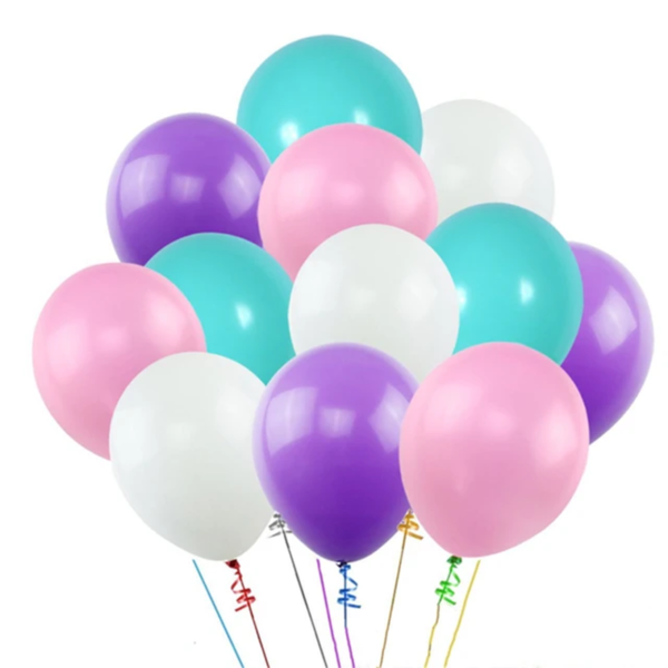 10/20/30Pcs 10/12 Inch Multi Color Pearl Mix Latex Balloon (Air/Helium) - Image 21