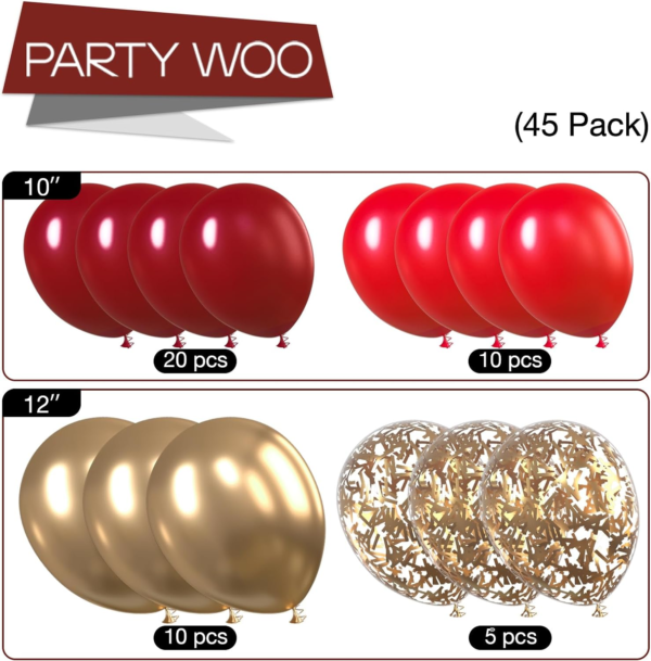 45 Pcs Multicolor Balloons - Image 5