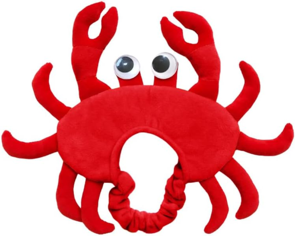 Crab Dog Costume Medium, Red - Image 3