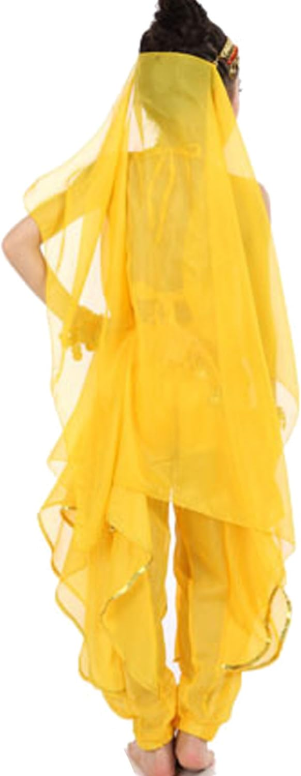 Girls Genie India Belly Dance Arabian Princess Costume - Image 3