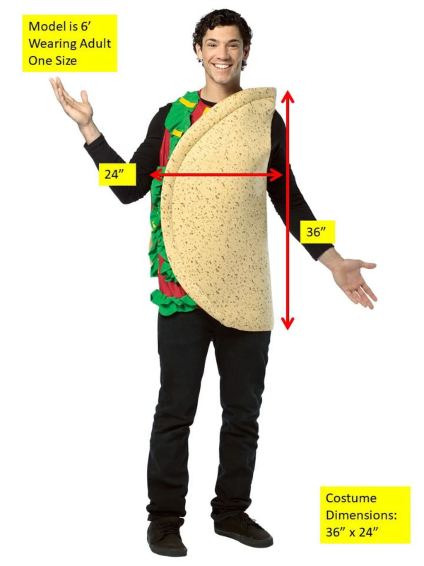 Taco Costume for Adult - Image 5