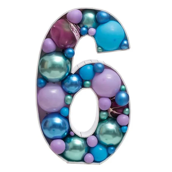 Giant Big Number Balloon Filling Box Stand - Image 13