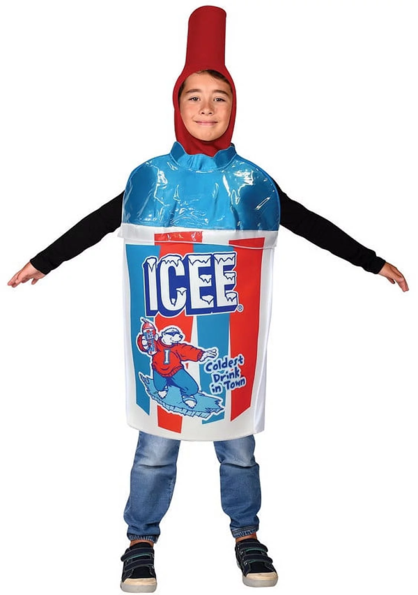ICEE Blue Raspberry Tunic Kids Costume (7-10 Yrs)