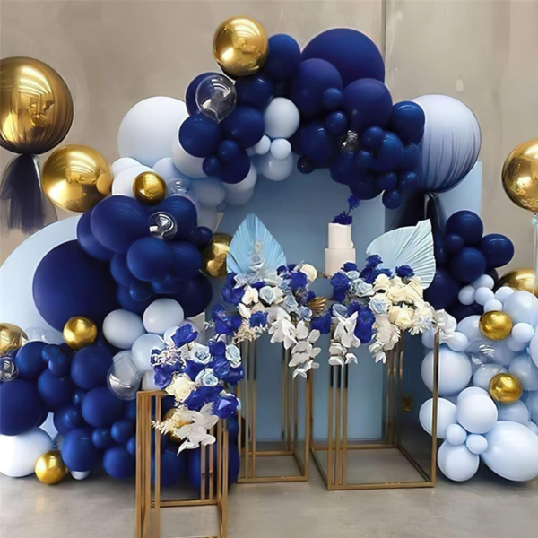50 Pcs 12 Inch Pearl Navy Blue Balloons - Image 6