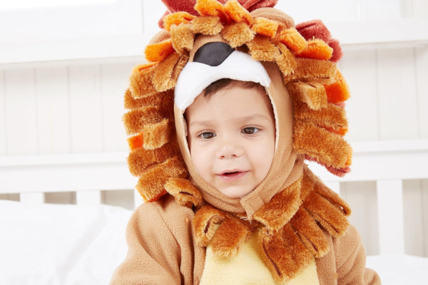 Baby Realistic Lion Costume with Toy Zebra - Image 3