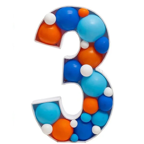 Giant Big Number Balloon Filling Box Stand - Image 10