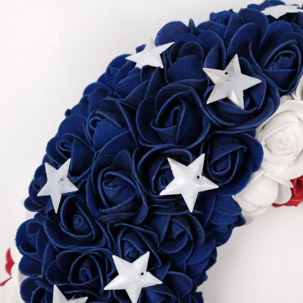 American Wreath Boxwood Handcrafted 13.23 x 12.91 x 3.39 Inches - Image 6