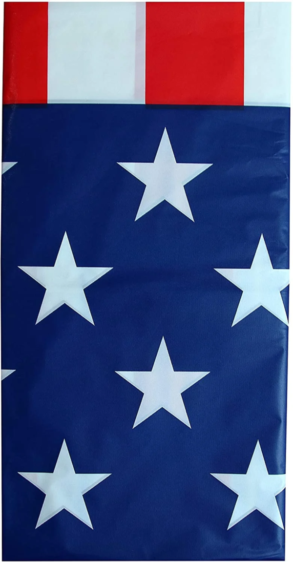 2 Pack of American Flag Plastic Table Covers(54”X72”) - Image 9
