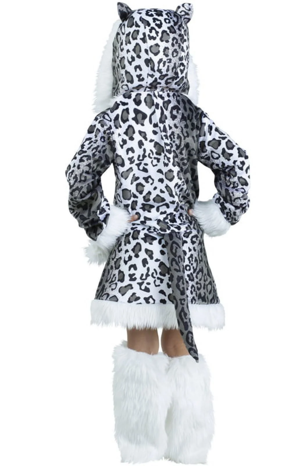 Snow Leopard Girl'S Halloween Costume for Child - Image 2