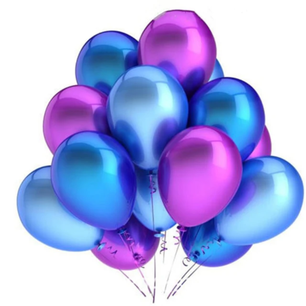 10/20/30Pcs 10/12 Inch Multi Color Pearl Mix Latex Balloon (Air/Helium) - Image 25