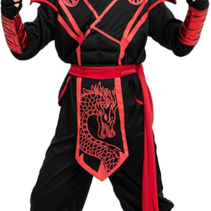 Red Ninja Muscle Costume Child (3-4 Yrs)