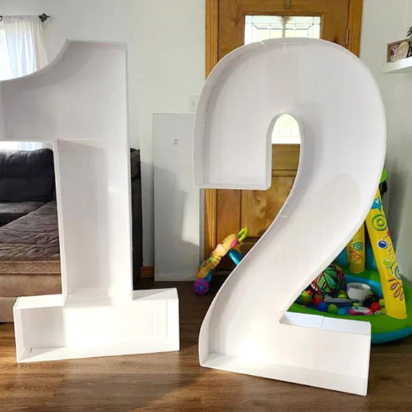 Giant Big Number Balloon Filling Box Stand - Image 2