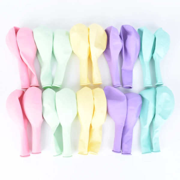 5/10/36 Inch Multicolor Pastel Candy Balloons - Image 2