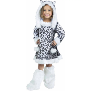 Snow Leopard Girl'S Halloween Costume for Child