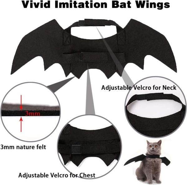 Dog Costume with Bat Wings - Image 6
