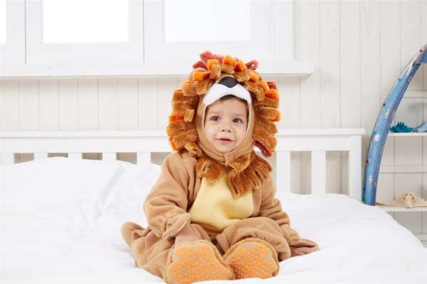 Baby Realistic Lion Costume with Toy Zebra - Image 4
