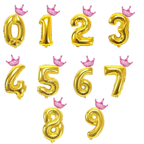 2Pcs 32Inch Rose Gold Number Foil Balloons for Children Birthday Party Decorations Rainbow Silver 0-9 Digit Inflated Air Balloon - Image 16