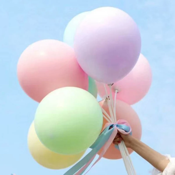 5/10/36 Inch Multicolor Pastel Candy Balloons - Image 5