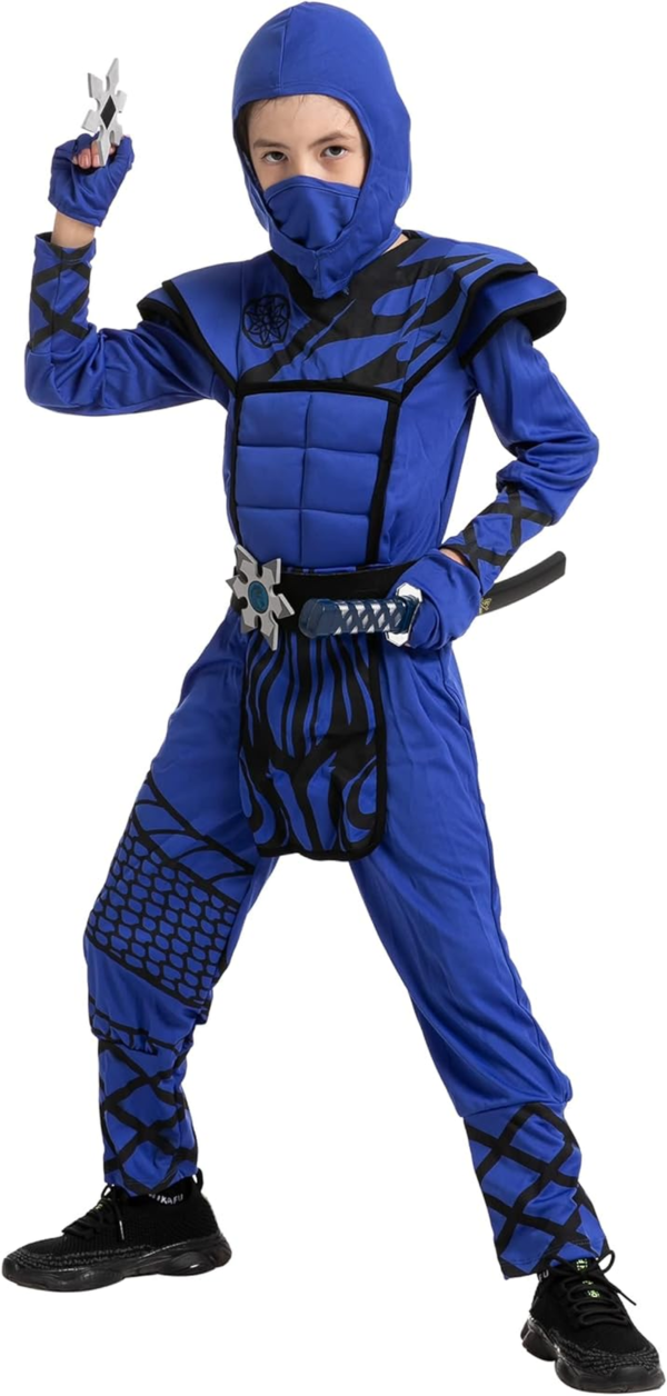 Dragon Scales Ninja Costume for Boys (5-7 Yrs)