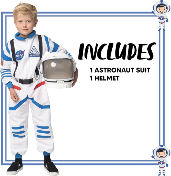 NASA Astronaut Pilot Jumpsuit with Helmet (5-7 Yrs) - Image 5
