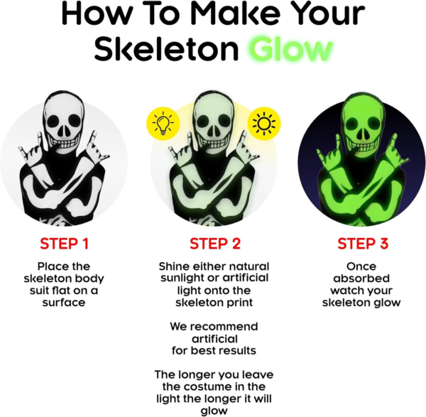 Skeleton Costume for Boys - Image 3